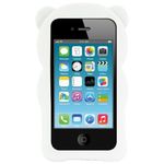 Husa pentru Apple iPhone 4/iPhone 4s, Silicon, Alb, 16131.01 fotografia produsului View 3 S