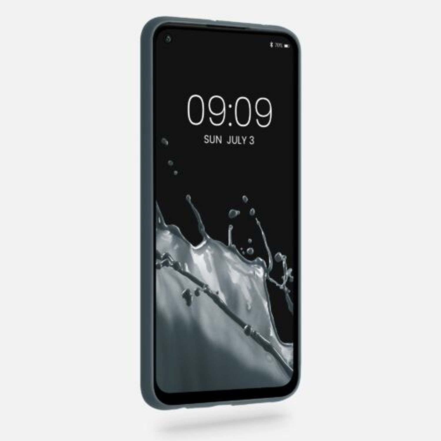 Husa pentru Xiaomi Redmi Note 9, Silicon, Verde, 52437.202, Kwmobile fotografia produsului View 5 L