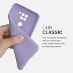 Husa pentru Xiaomi Redmi Note 9, Silicon, Mov, 52437.222, Kwmobile fotografia produsului View 4 S