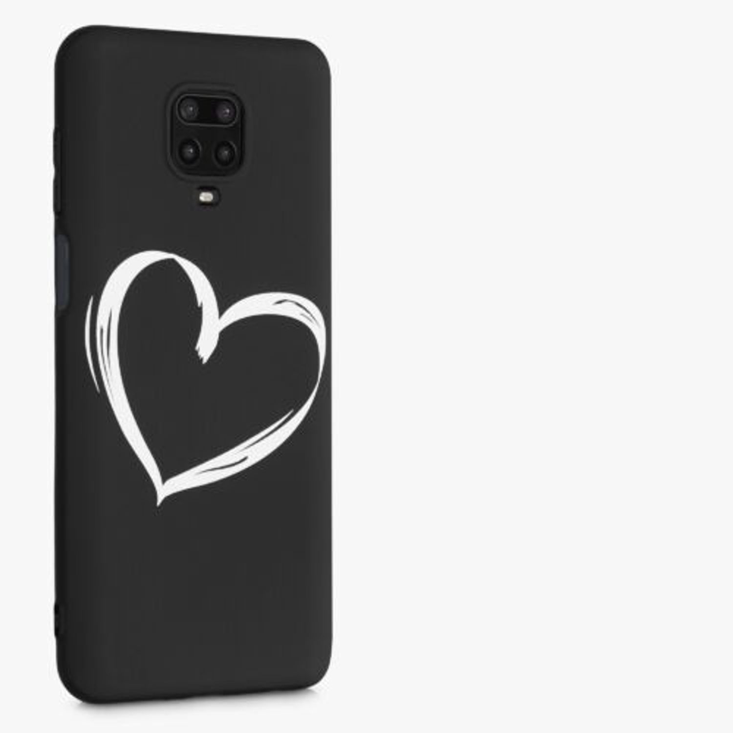 Husa pentru Xiaomi Redmi Note 9S/Redmi Note 9 Pro/Redmi Note 9 Pro Max, Silicon, Negru, 52150.05, Kwmobile fotografia produsului View 8 L