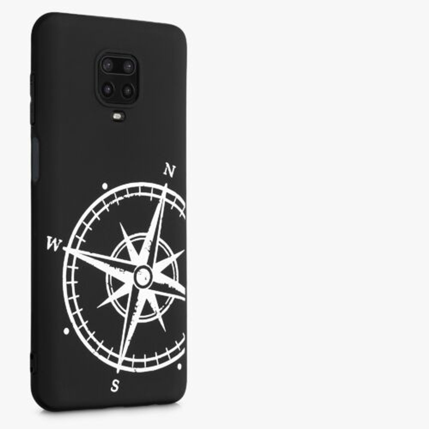 Husa pentru Xiaomi Redmi Note 9S/Redmi Note 9 Pro/Redmi Note 9 Pro Max, Silicon, Negru, 52150.04, Kwmobile fotografia produsului View 8 L