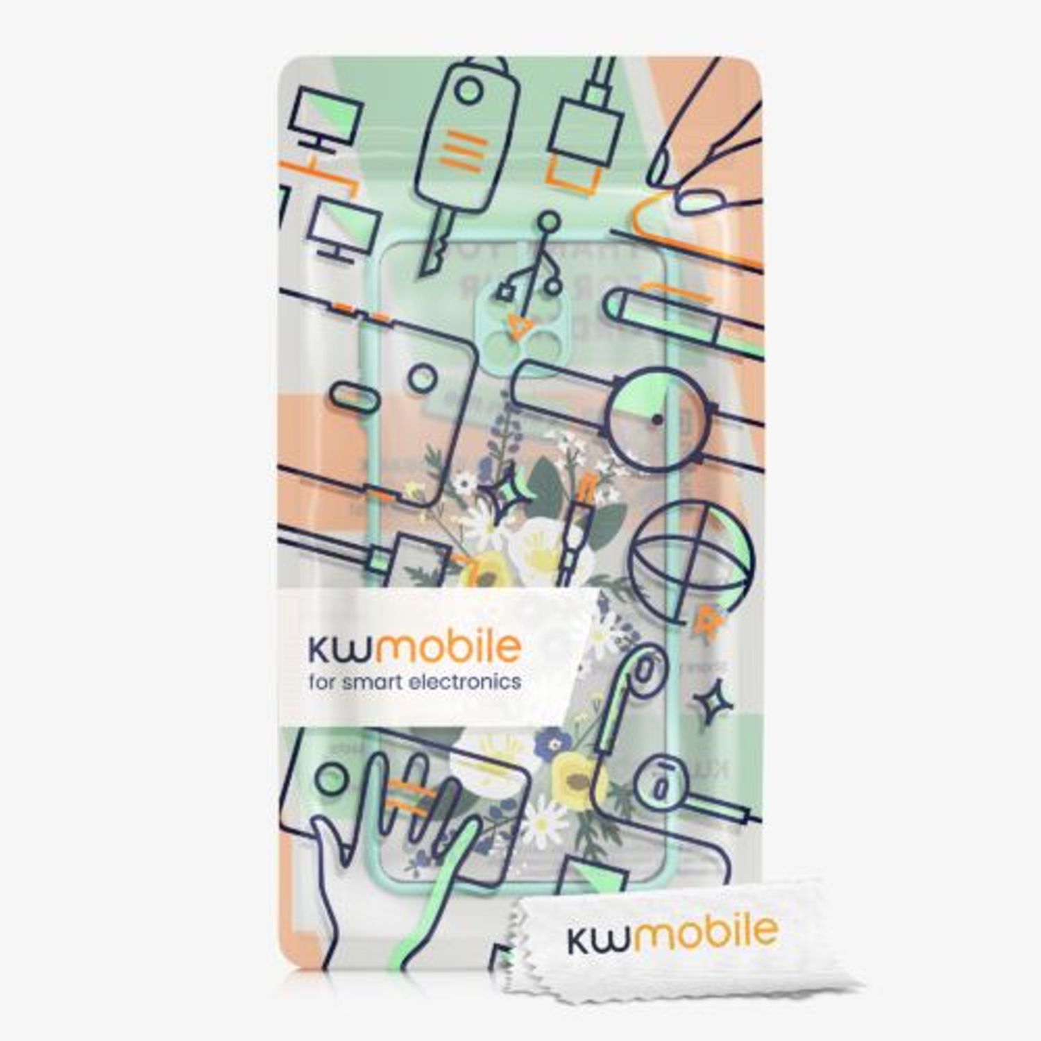 Husa pentru Xiaomi Redmi Note 9S/Redmi Note 9 Pro/Redmi Note 9 Pro Max, Silicon, Multicolor, 56438.01, Kwmobile fotografia produsului View 8 L