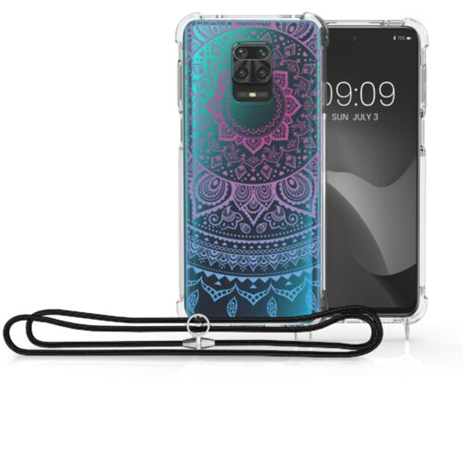 Husa pentru Xiaomi Redmi Note 9S/Redmi Note 9 Pro/Redmi Note 9 Pro Max, Silicon, Multicolor, 53148.05, Kwmobile fotografia produsului View 8 L
