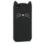 Husa pentru Apple iPhone 4/iPhone 4s, Silicon, Negru, 16131.02 fotografia produsului View 8 S