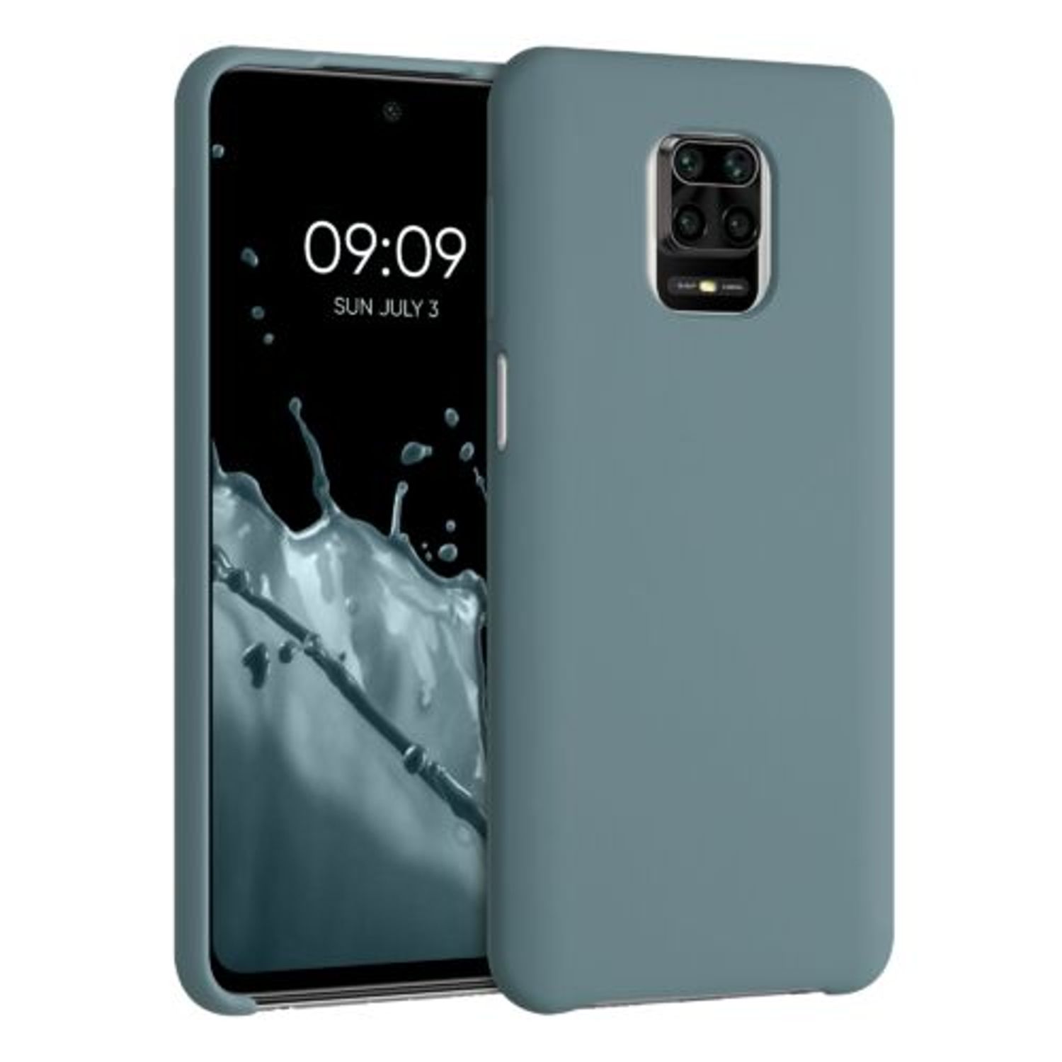 Husa pentru Xiaomi Redmi Note 9S/Redmi Note 9 Pro/Redmi Note 9 Pro Max, Silicon, Verde, 52141.207, Kwmobile fotografia produsului