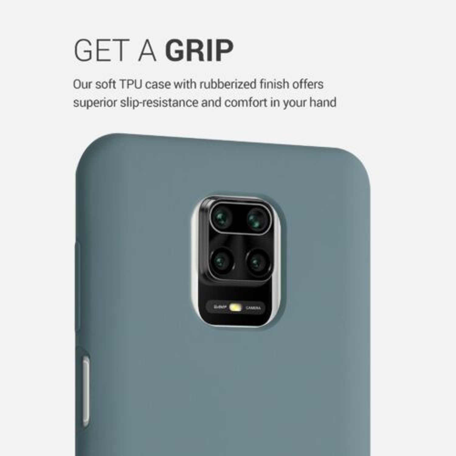 Husa pentru Xiaomi Redmi Note 9S/Redmi Note 9 Pro/Redmi Note 9 Pro Max, Silicon, Verde, 52141.207, Kwmobile fotografia produsului View 4 L