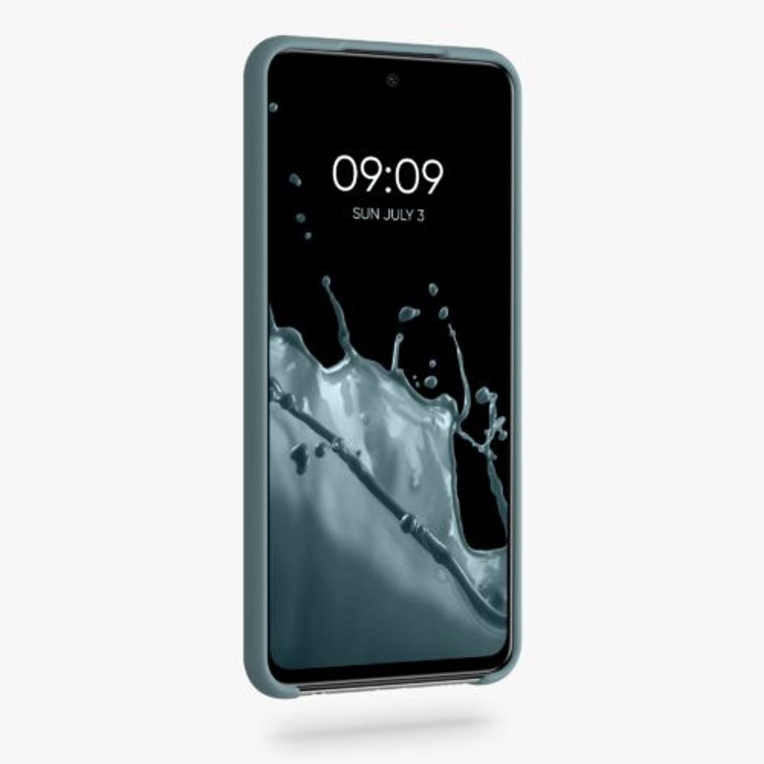 Husa pentru Xiaomi Redmi Note 9S/Redmi Note 9 Pro/Redmi Note 9 Pro Max, Silicon, Verde, 52141.207, Kwmobile fotografia produsului View 3 L