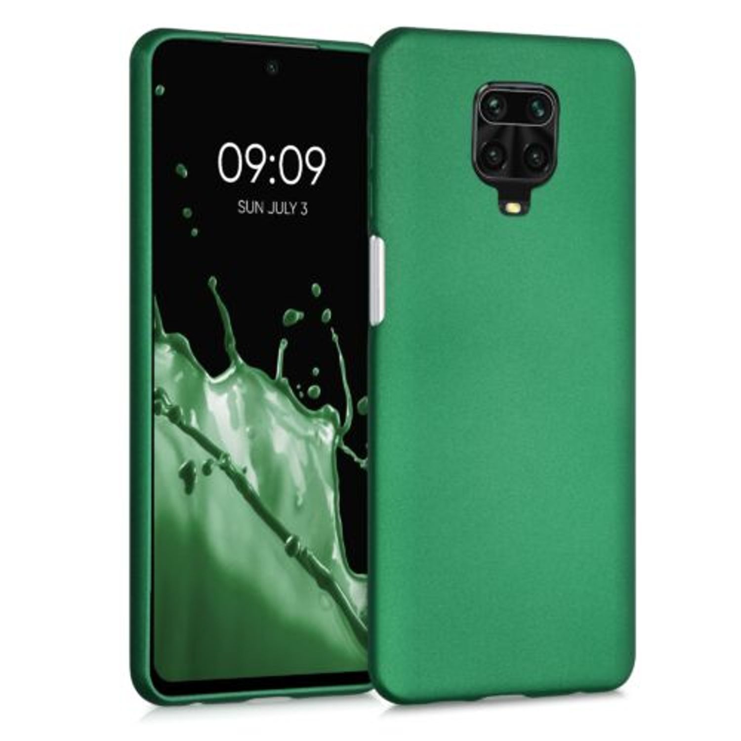 Husa pentru Xiaomi Redmi Note 9S/Redmi Note 9 Pro/Redmi Note 9 Pro Max, Silicon, Verde, 52142.170, Kwmobile fotografia produsului