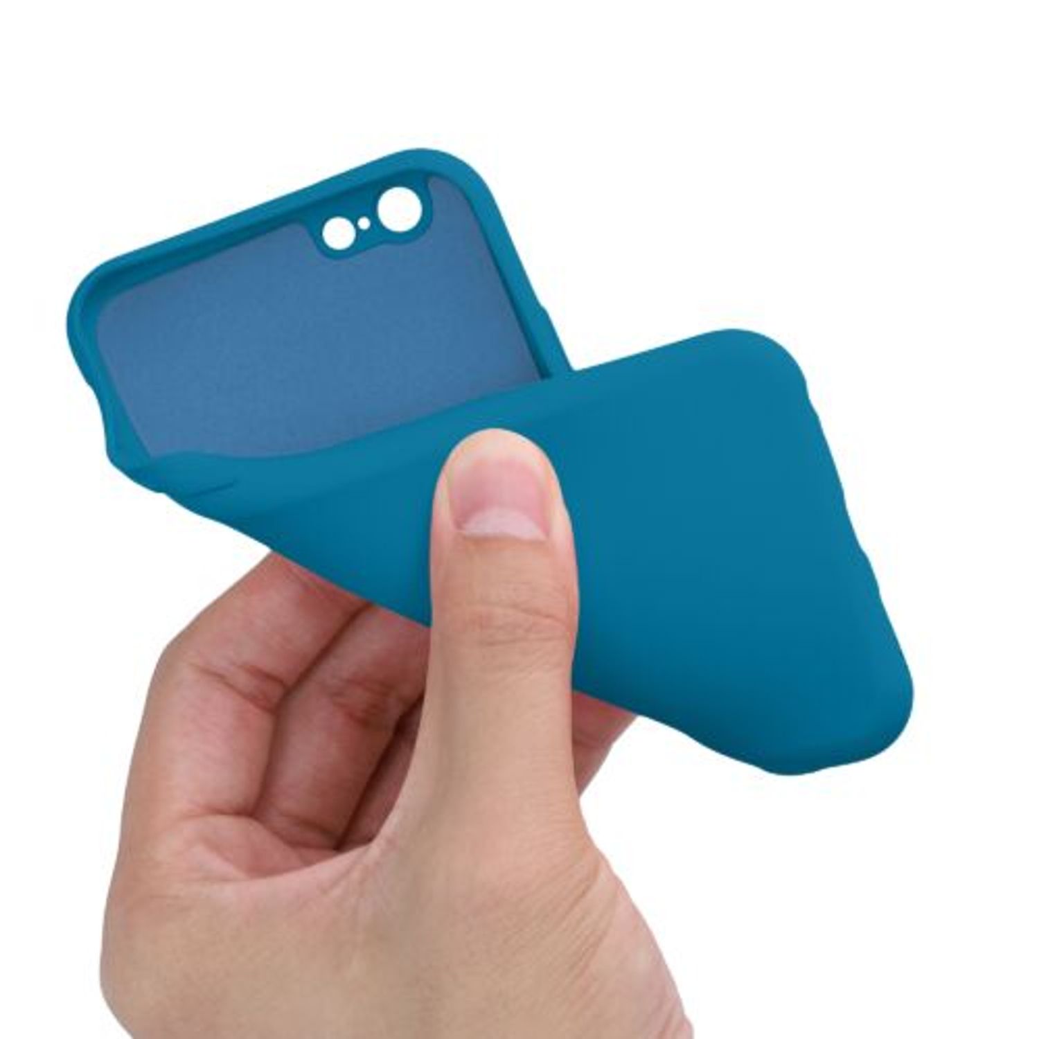 Husa pentru iPhone 6/iPhone 6s, Silicon, Albastru, 49980.224 fotografia produsului View 2 L