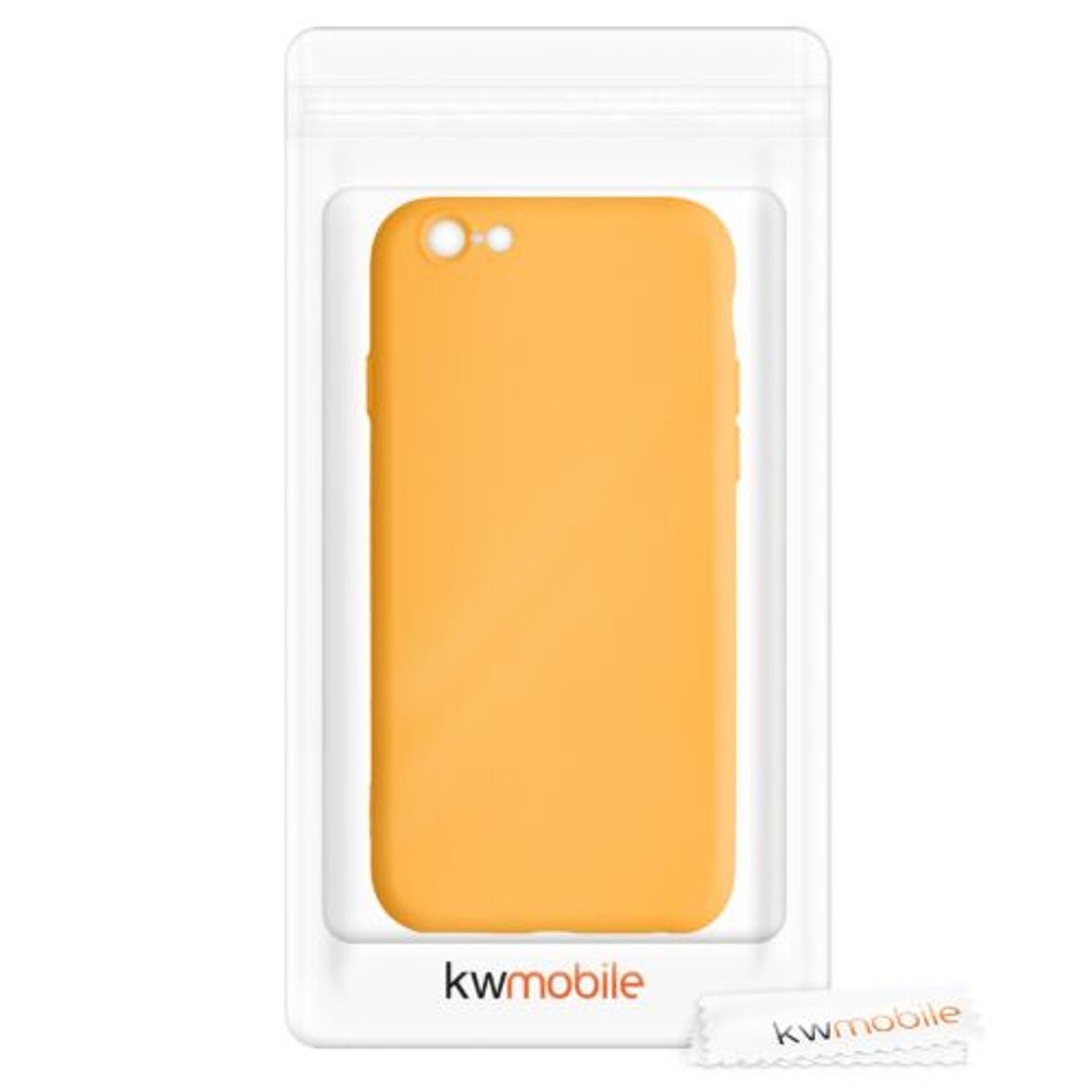 Husa pentru iPhone 6/iPhone 6s, Silicon, Galben, 49980.217 fotografia produsului View 7 L