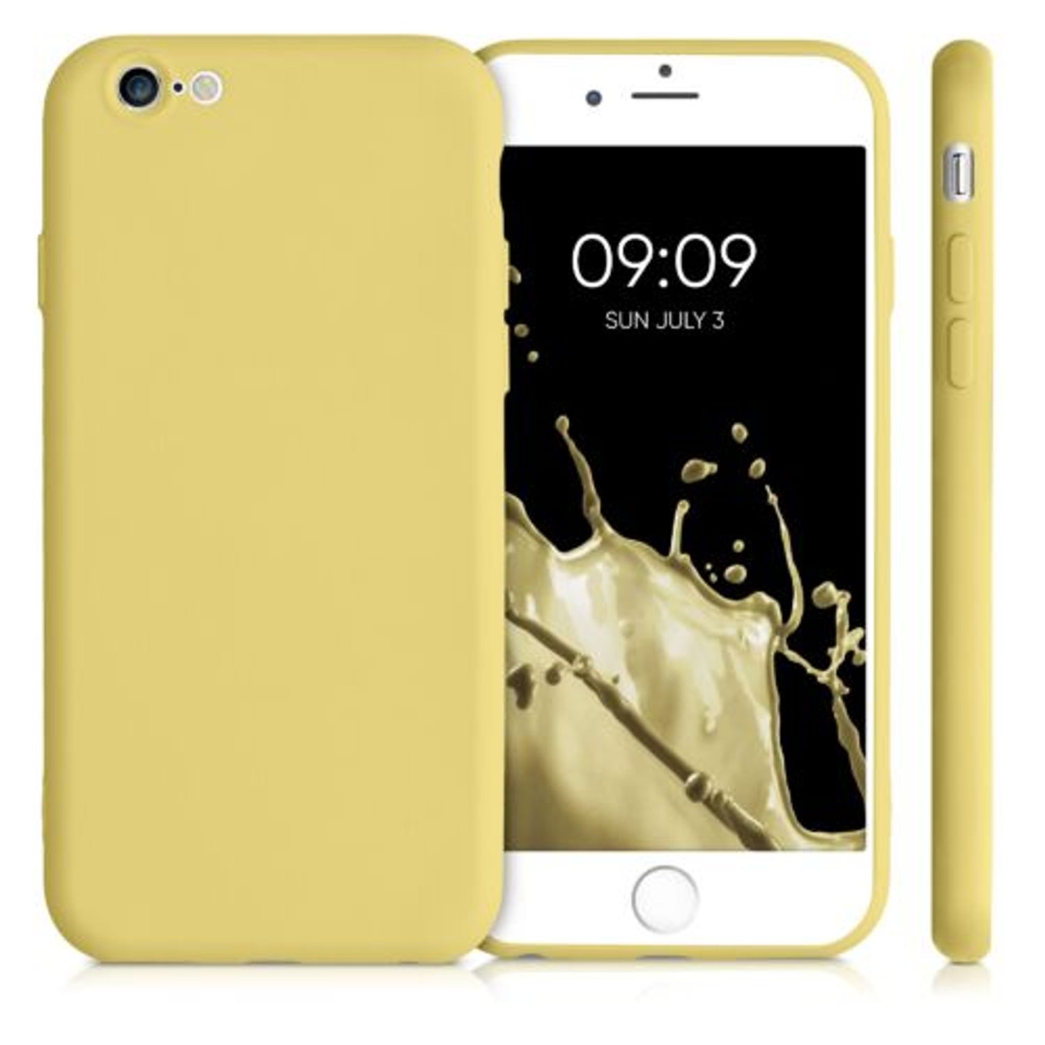 Husa pentru iPhone 6/iPhone 6s, Silicon, Galben, 49980.216 fotografia produsului View 2 L