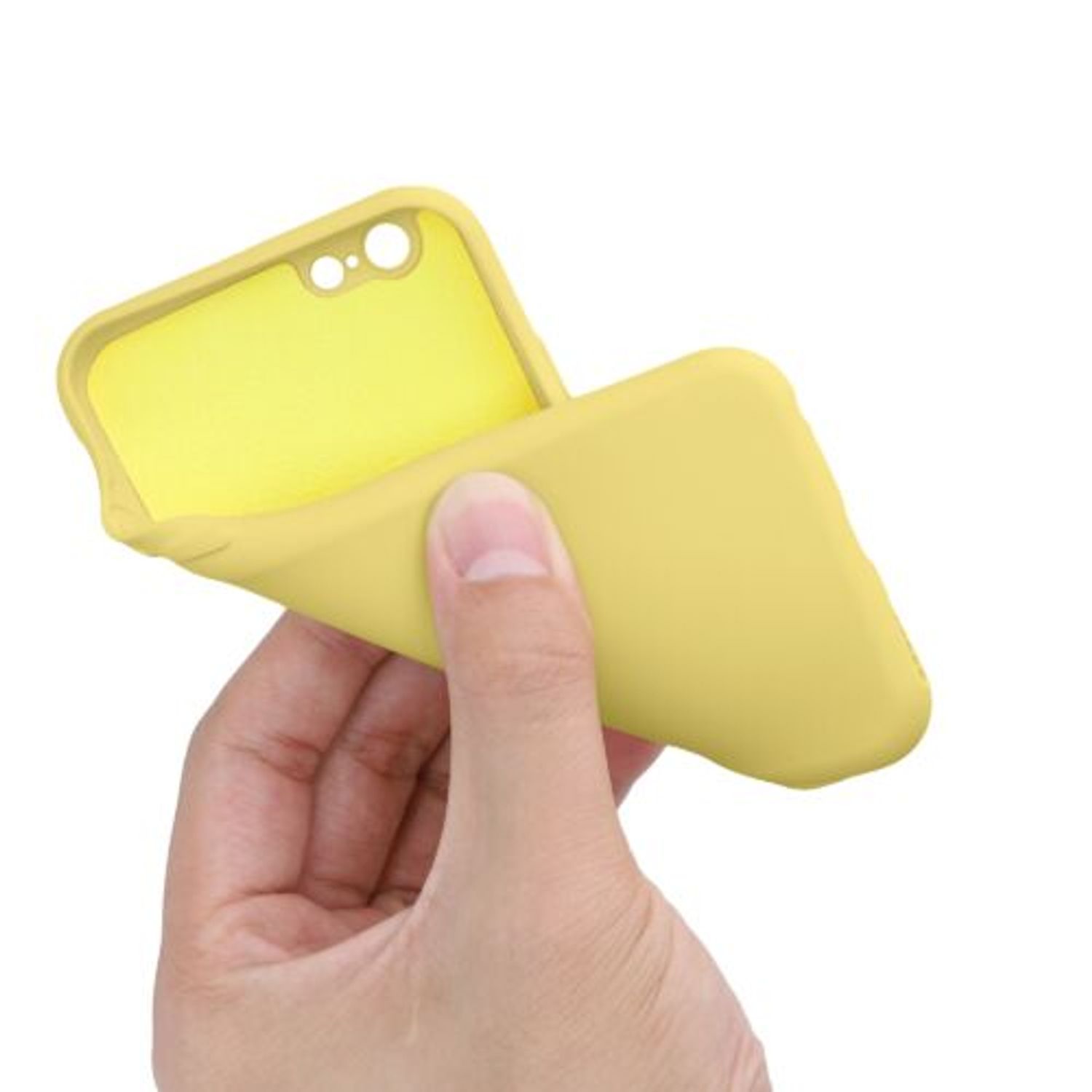 Husa pentru iPhone 6/iPhone 6s, Silicon, Galben, 49980.216 fotografia produsului View 8 L