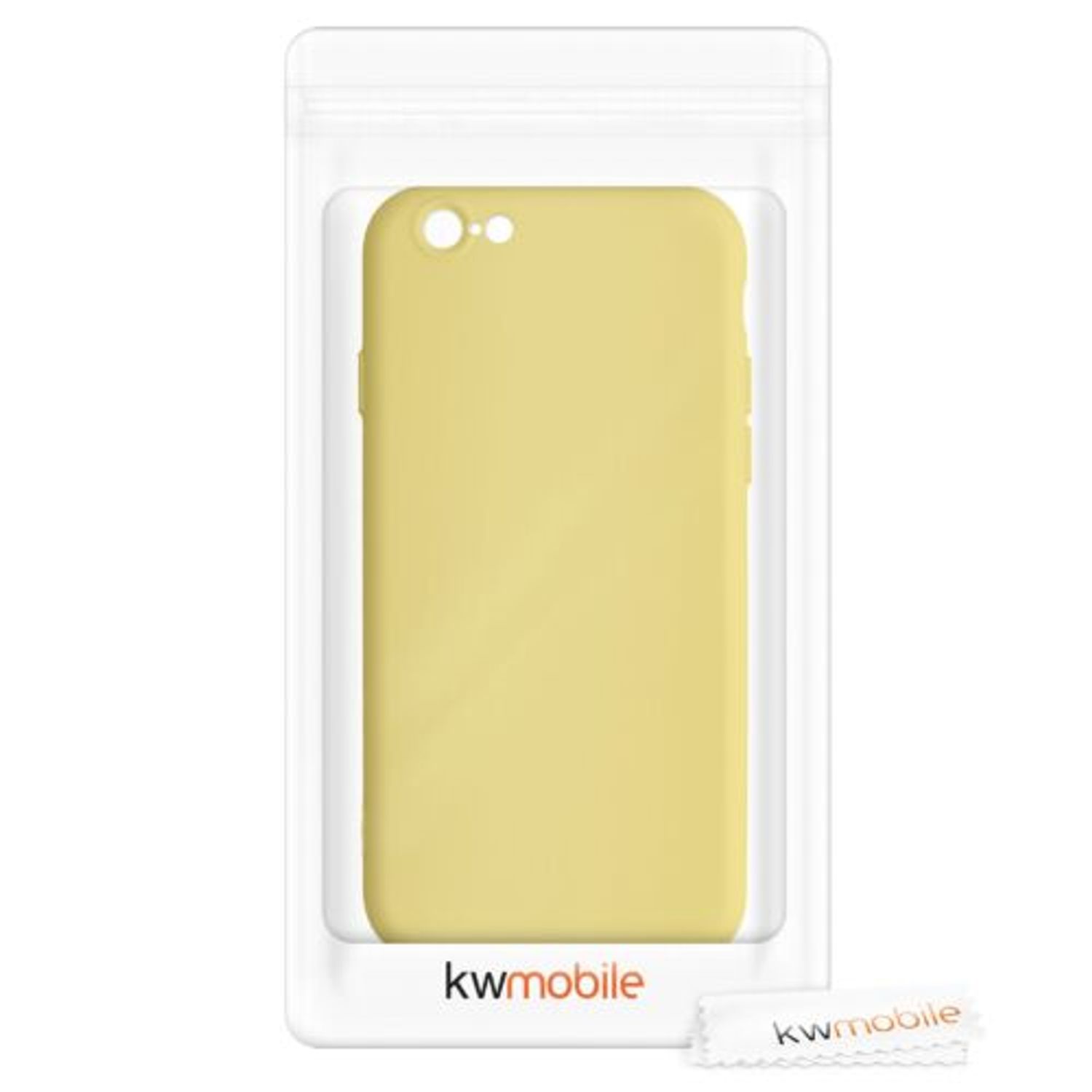 Husa pentru iPhone 6/iPhone 6s, Silicon, Galben, 49980.216 fotografia produsului View 7 L