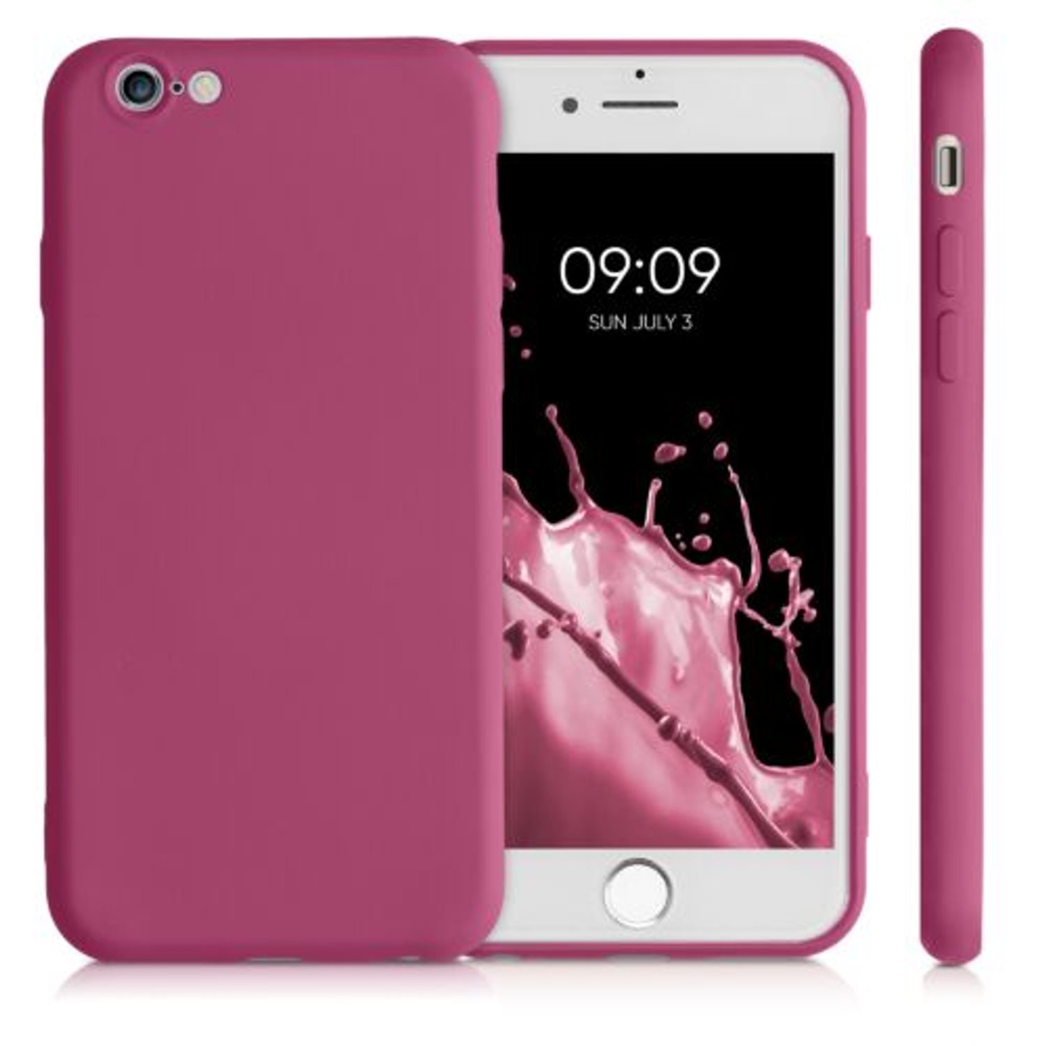 Husa pentru iPhone 6/iPhone 6s, Silicon, Roz, 49980.213 fotografia produsului View 2 L