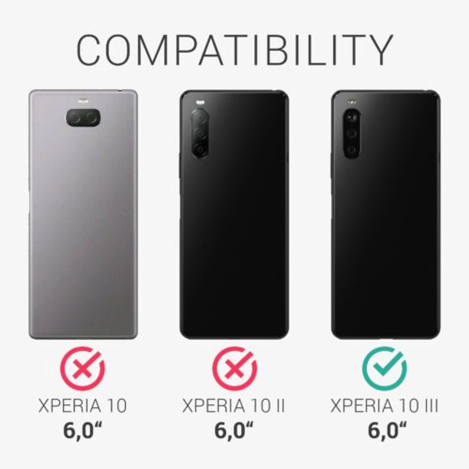 Husa pentru Sony Xperia 10 III, Silicon, Crem, 54754.225, Kwmobile fotografia produsului View 6 L