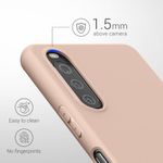 Husa pentru Sony Xperia 10 III, Silicon, Crem, 54754.225, Kwmobile fotografia produsului View 4 S