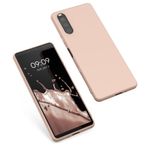Husa pentru Sony Xperia 10 III, Silicon, Crem, 54754.225, Kwmobile fotografia produsului View 2 S