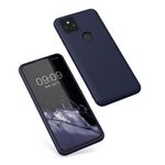 Husa Kwmobile pentru Google Pixel 5a (2021), Silicon, Albastru, 55864.71 fotografia produsului