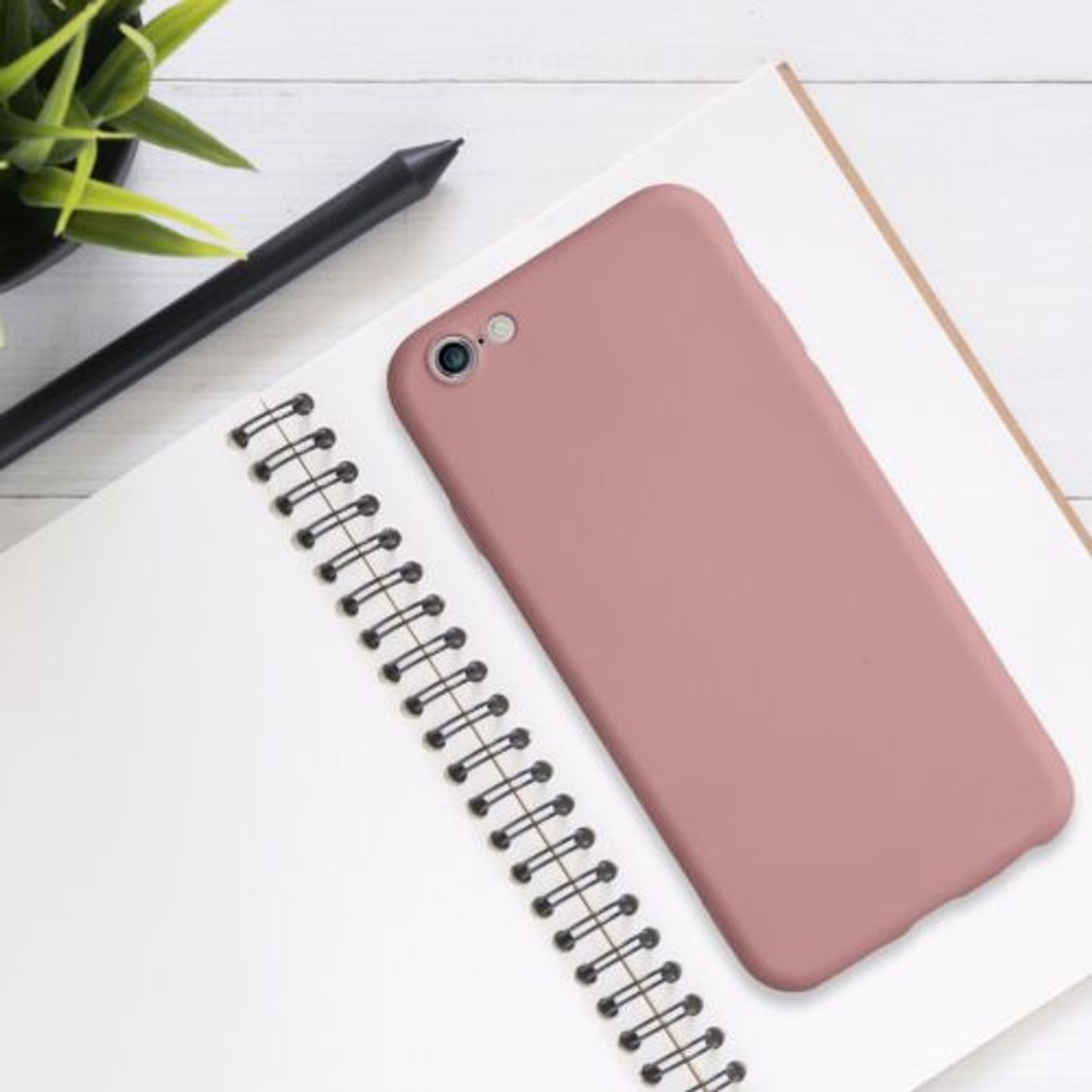Husa pentru Apple iPhone 6/iPhone 6s, Silicon, Roz, 49980.193 fotografia produsului View 3 L