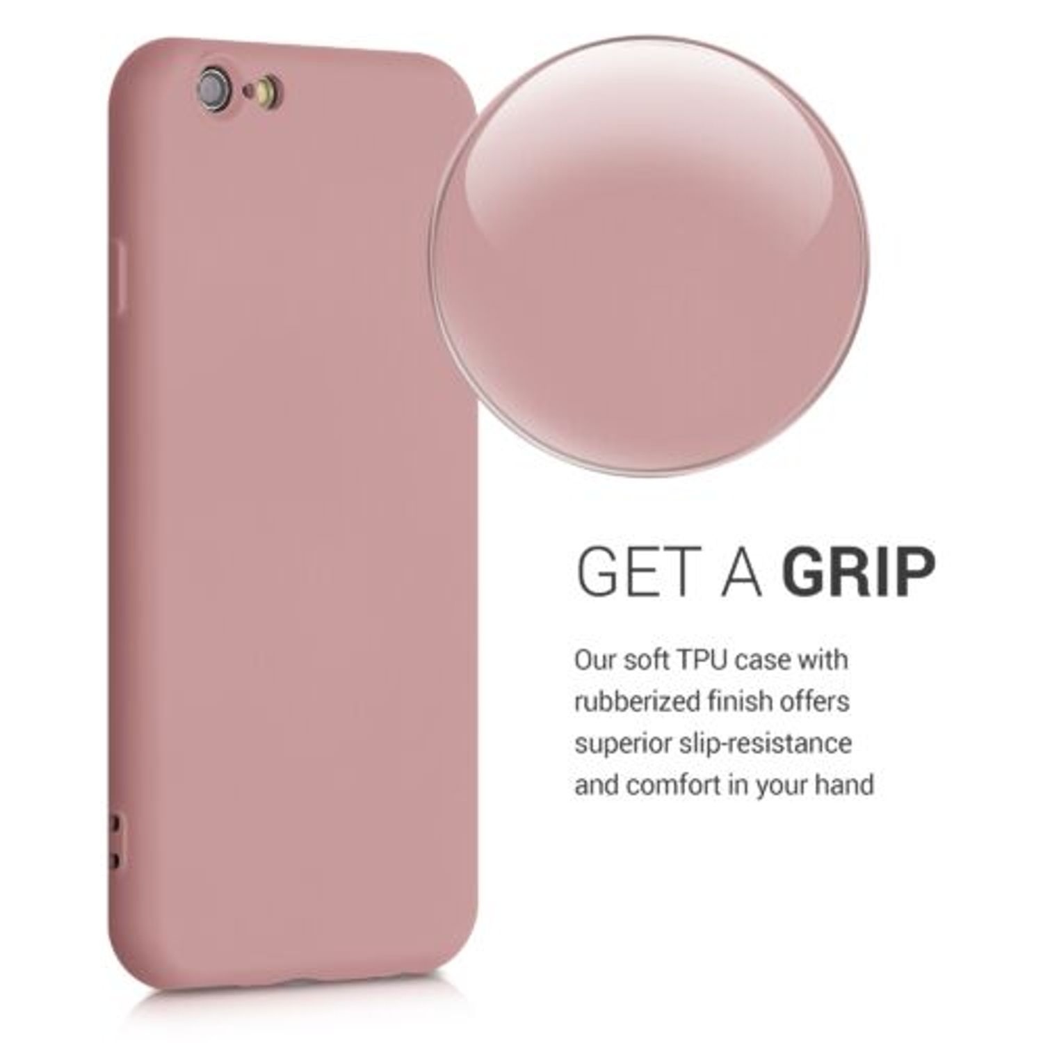 Husa pentru Apple iPhone 6/iPhone 6s, Silicon, Roz, 49980.193 fotografia produsului View 5 L