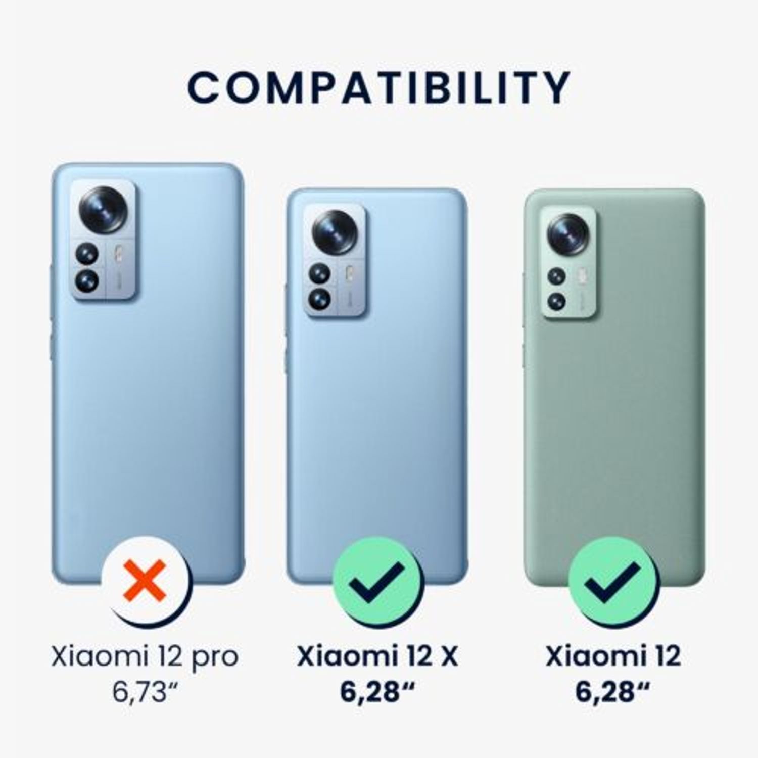 Husa Kwmobile pentru Xiaomi 12/12X, Silicon, Verde, 56210.57 fotografia produsului View 6 L