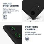 Husa Kwmobile pentru Huawei nova 9, Silicon, Negru, 56632.01 fotografia produsului View 3 S