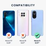 Husa Kwmobile pentru Huawei nova 9, Silicon, Violet, 56632.167 fotografia produsului View 5 S