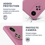 Husa Kwmobile pentru Huawei nova 9, Silicon, Violet, 56632.167 fotografia produsului View 3 S