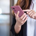 Husa Kwmobile pentru Huawei nova 9, Silicon, Violet, 56632.167 fotografia produsului View 8 S