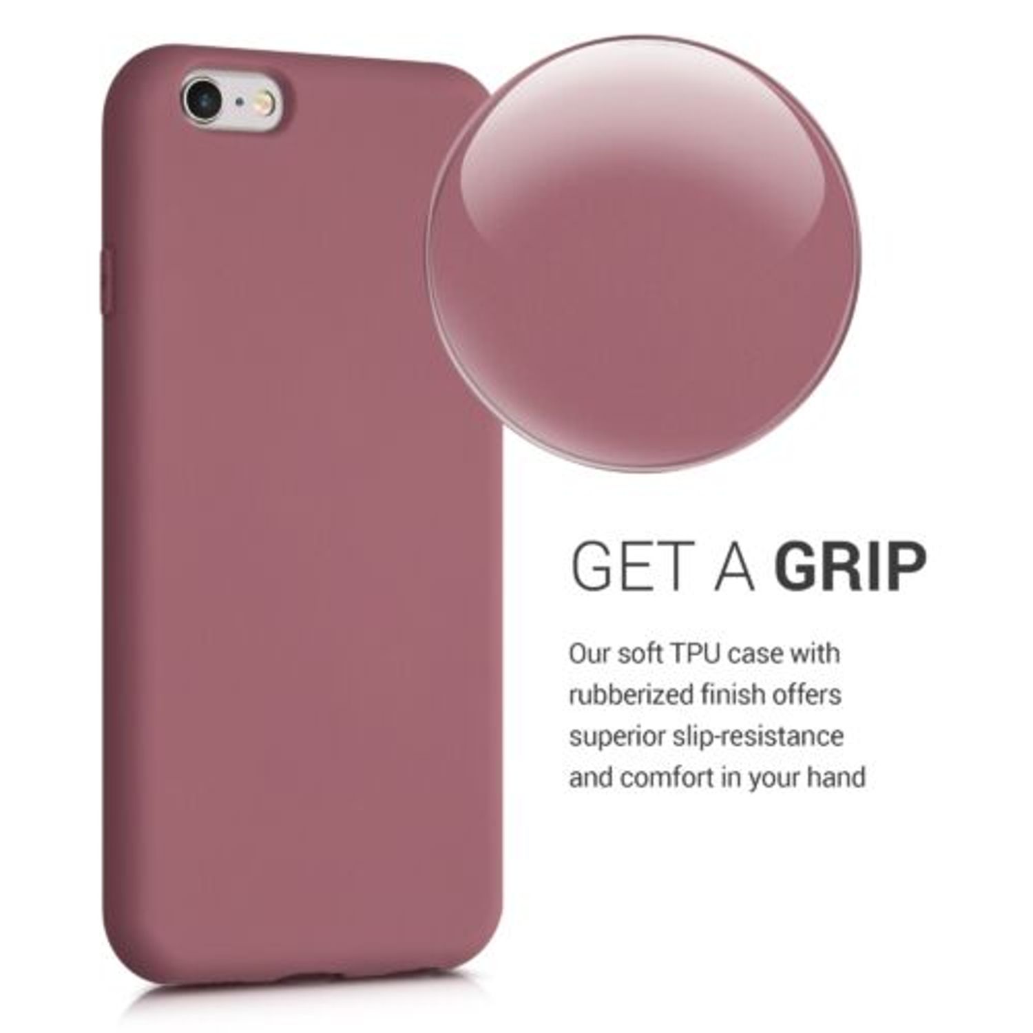 Husa pentru Apple iPhone 6/iPhone 6s, Silicon, Roz, 49980.167 fotografia produsului View 5 L