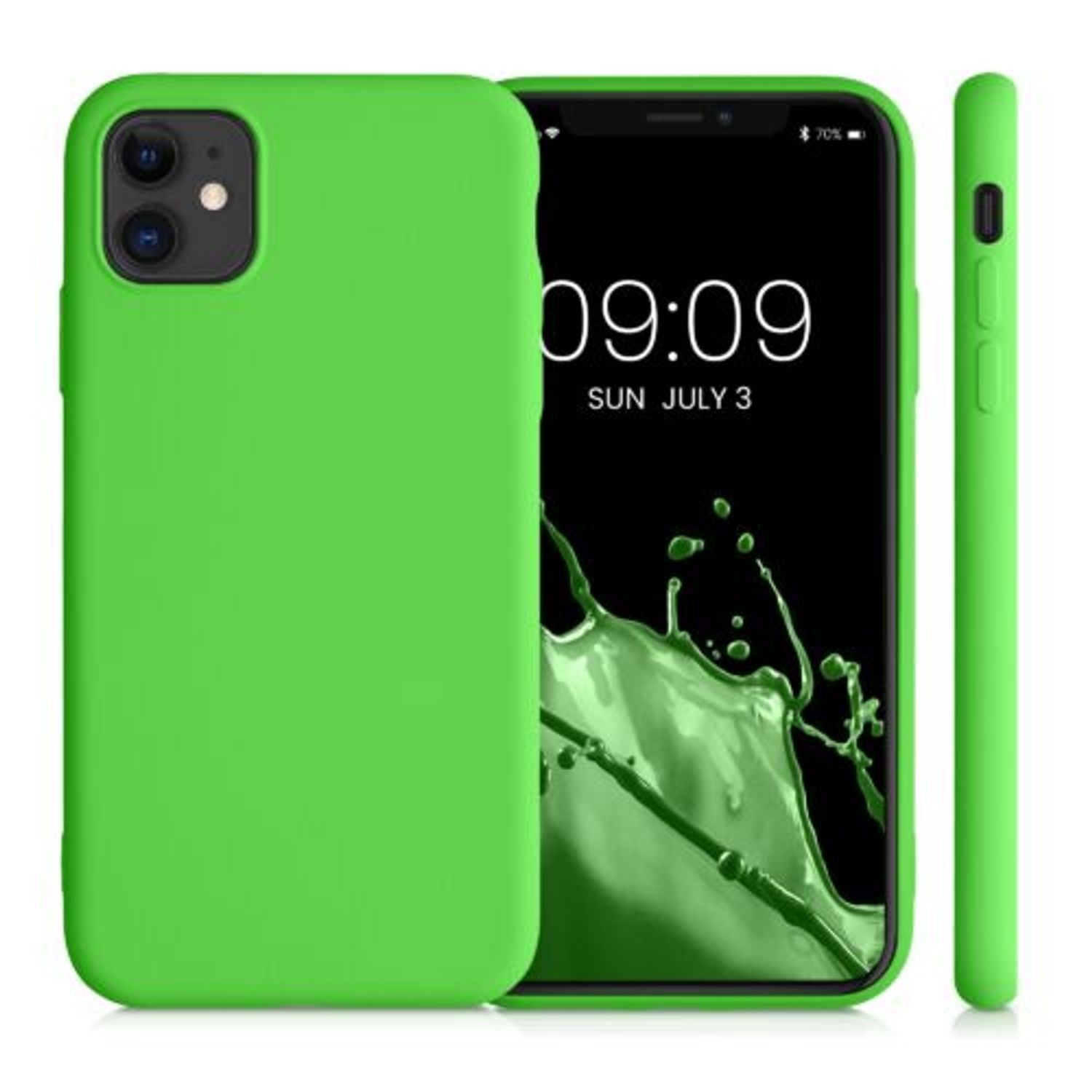 Husa Kwmobile pentru Apple iPhone 11, Silicon, Verde, 50791.159 fotografia produsului