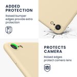 Husa Kwmobile pentru Apple iPhone 8/iPhone 7/iPhone SE 2, Silicon, Crem, 49979.210 fotografia produsului View 3 S