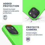 Husa Kwmobile pentru Apple iPhone 13, Silicon, Verde, 55948.159 fotografia produsului View 7 S