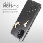 Husa Kwmobile pentru Xiaomi Redmi Note 10/Redmi Note 10S, Silicon, Transparent/Auriu, 54549.03 fotografia produsului View 6 S