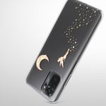 Husa Kwmobile pentru Xiaomi Redmi Note 10/Redmi Note 10S, Silicon, Transparent/Auriu, 54549.03 fotografia produsului View 10 S