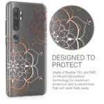 Husa Kwmobile pentru Xiaomi Mi Note 10/Mi Note 10 Pro, Silicon, Transparent/Rose Gold, 51277.05 fotografia produsului View 3 S