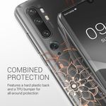 Husa Kwmobile pentru Xiaomi Mi Note 10/Mi Note 10 Pro, Silicon, Transparent/Rose Gold, 51277.05 fotografia produsului View 4 S