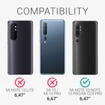 Husa Kwmobile pentru Xiaomi Mi Note 10/Mi Note 10 Pro, Silicon, Transparent/Rose Gold, 51277.05 fotografia produsului View 5 S