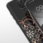 Husa Kwmobile pentru Xiaomi Redmi Note 9, Silicon, Transparent/Rose Gold, 57084.02 fotografia produsului View 5 S