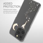 Husa Kwmobile pentru Apple iPhone 13 Pro, Silicon, Transparent/Auriu, 57144.01 fotografia produsului View 6 S