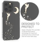 Husa Kwmobile pentru Apple iPhone 13 Pro, Silicon, Transparent/Auriu, 57144.01 fotografia produsului View 3 S