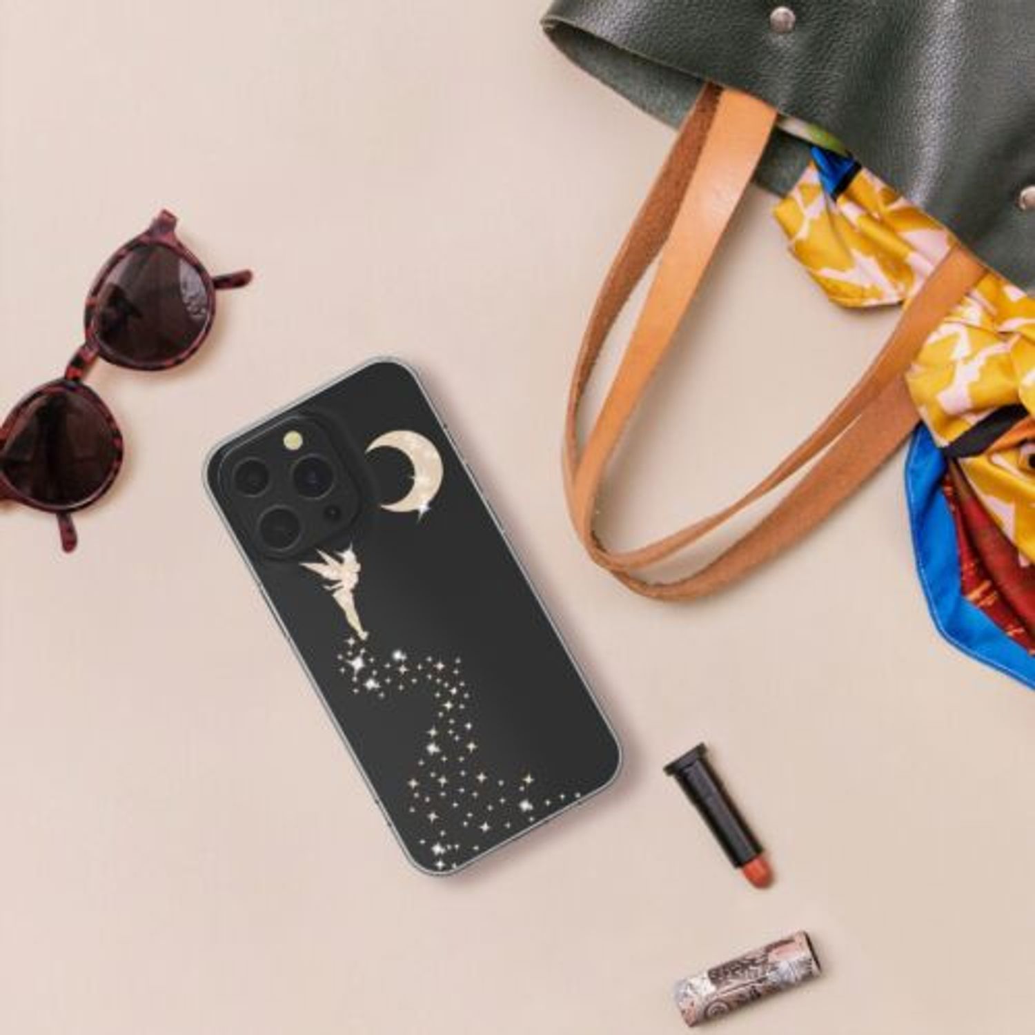 Husa Kwmobile pentru Apple iPhone 13 Pro, Silicon, Transparent/Auriu, 57144.01 fotografia produsului View 2 L