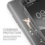 Husa Kwmobile pentru Xiaomi Redmi 9, Silicon, Transparent/Auriu, 57083.01 fotografia produsului View 17 S