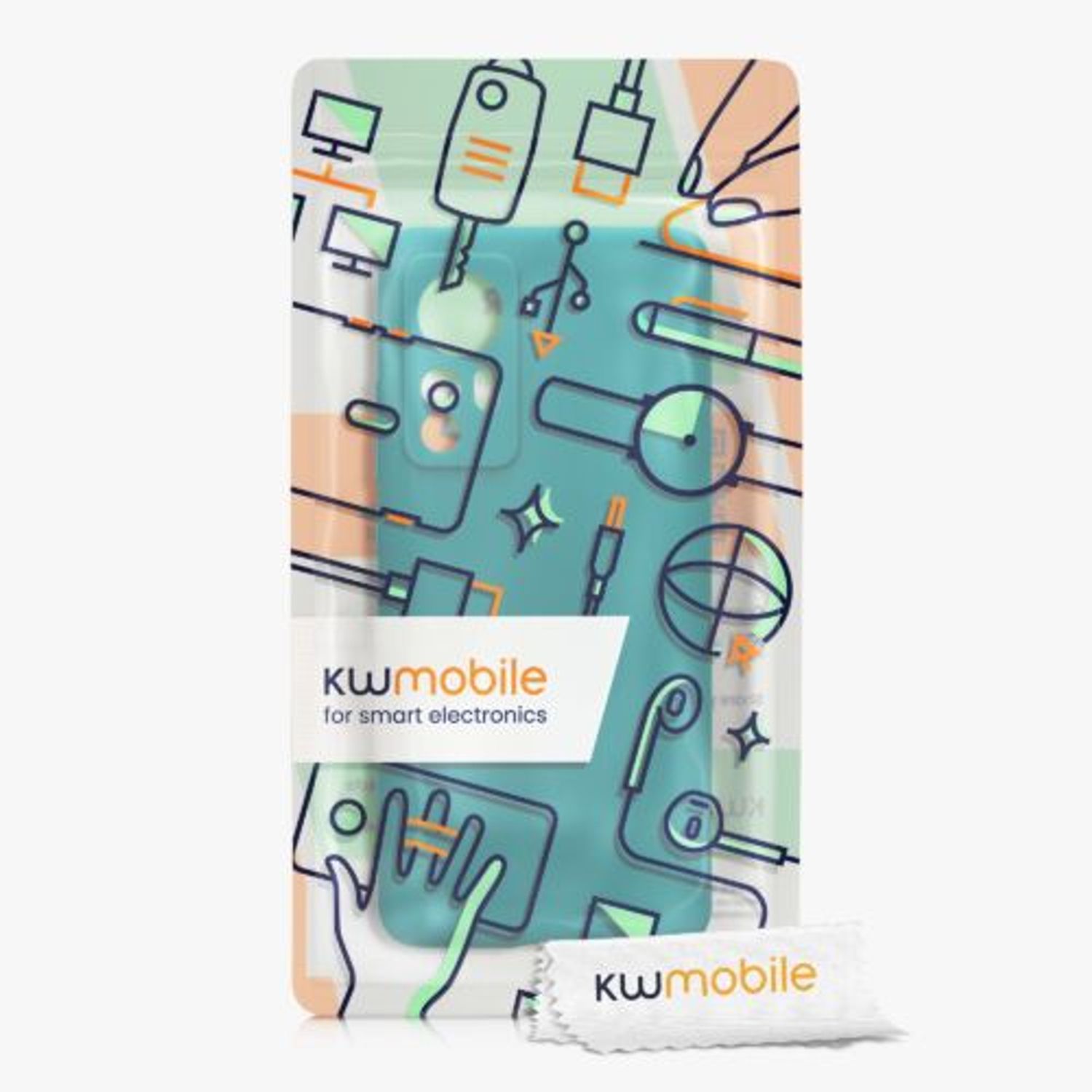 Husa Kwmobile pentru Xiaomi 12/12X, Silicon, Verde, 57124.57 fotografia produsului View 7 L