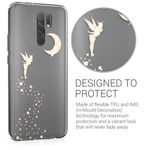 Husa Kwmobile pentru Xiaomi Redmi 9, Silicon, Transparent/Auriu, 57083.01 fotografia produsului View 18 S