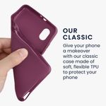 Husa Kwmobile pentru Alcatel 1B (2020), Silicon, Violet, 51516.187 fotografia produsului View 3 S