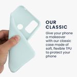 Husa Kwmobile pentru Alcatel 1S (2021), Silicon, Verde, 54466.200 fotografia produsului View 3 S
