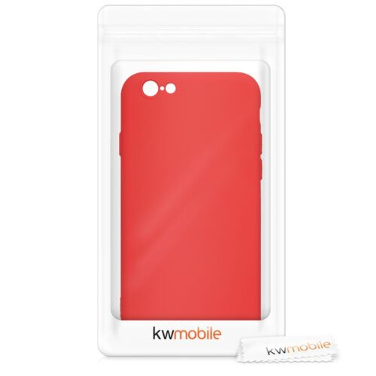 Husa pentru Apple iPhone 6/iPhone 6s, Silicon, Rosu, 49980.09 fotografia produsului View 7 L