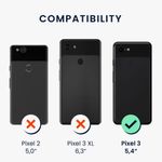 Husa Kwmobile pentru Google Pixel 3, Silicon, Violet, 45967.187 fotografia produsului View 4 S