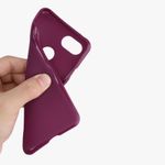 Husa Kwmobile pentru Google Pixel 3, Silicon, Violet, 45967.187 fotografia produsului View 6 S